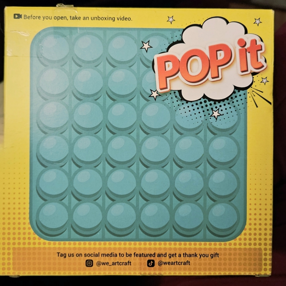 Pop It Fidget Toy *Pick Ur Color*